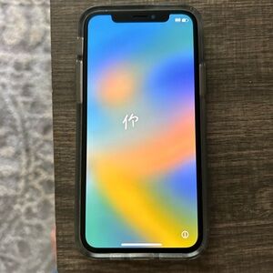 iPhone X great condition.